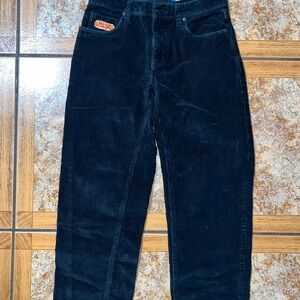 Black Corduroy Empyre Pants